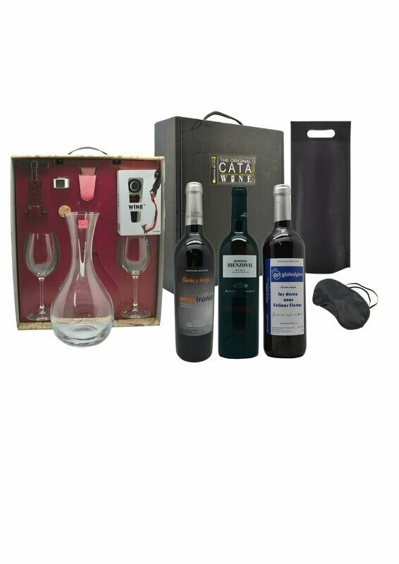 Set de decantación con cata vertical