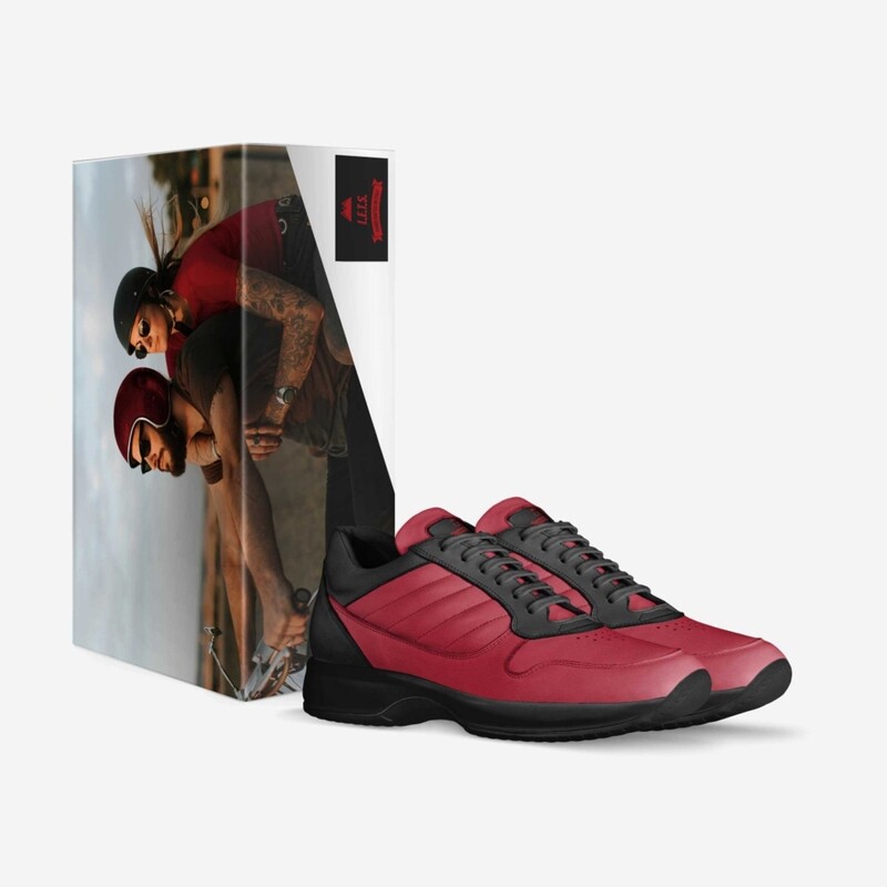 L.E.T.S. Black and Red  Sneakers