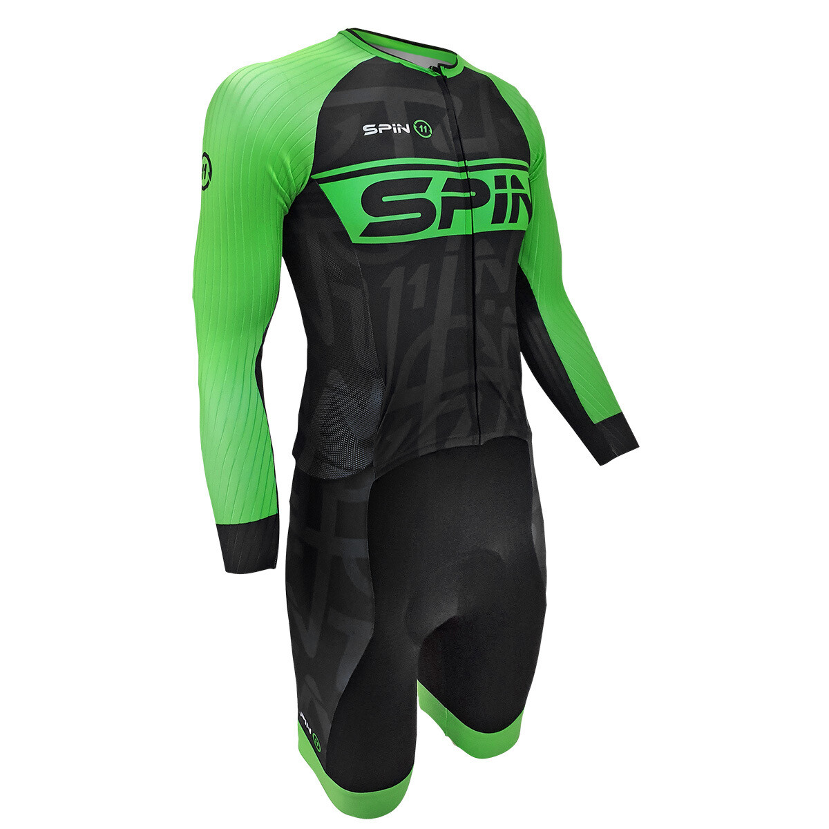 Race Suit Black / Green LS