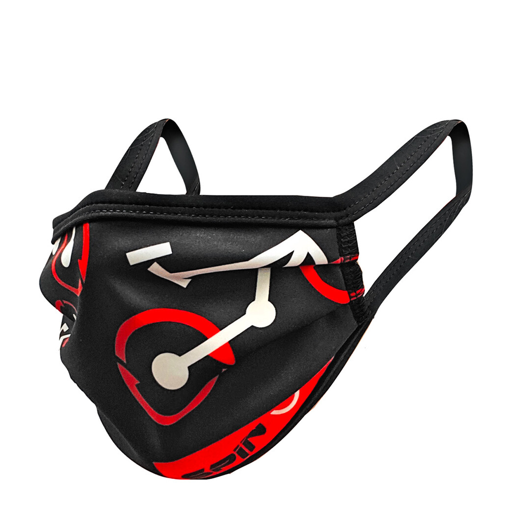 Washable mask Bike Black/Red