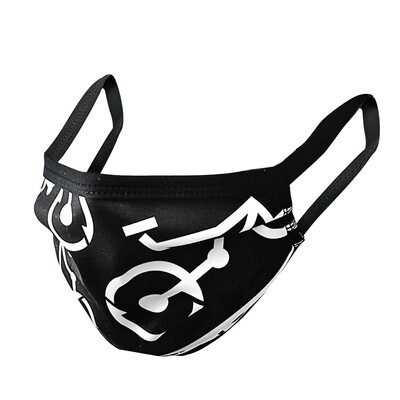 Washable mask Bike Black/White
