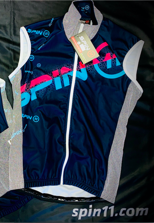 clearance - Membrane gilet navy/turquoise