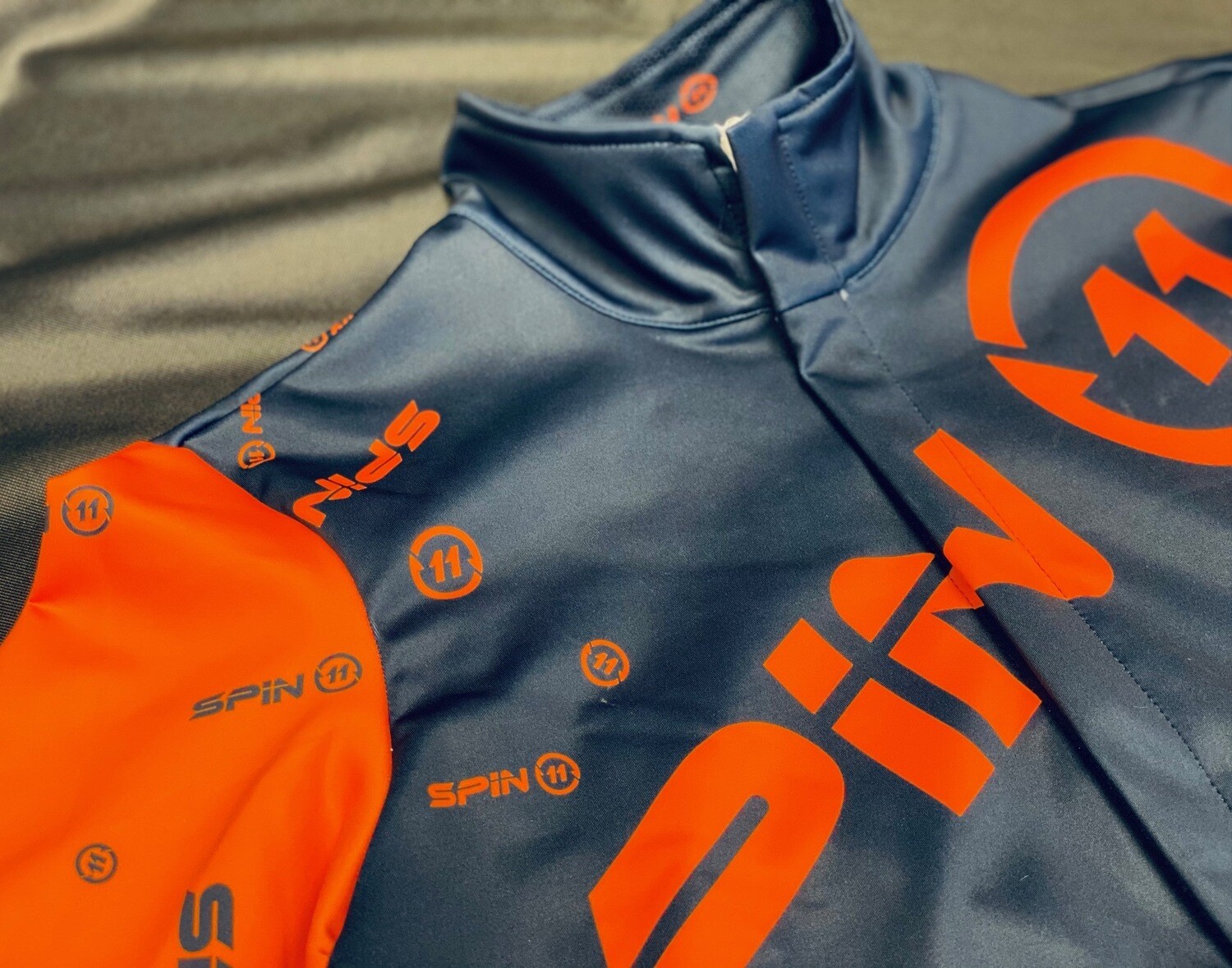 Clearance - Aquatek jacket - navy/orange