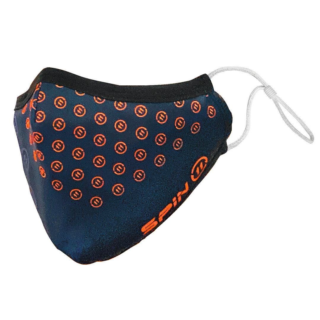 Washable mask S11 Navy/ Orange