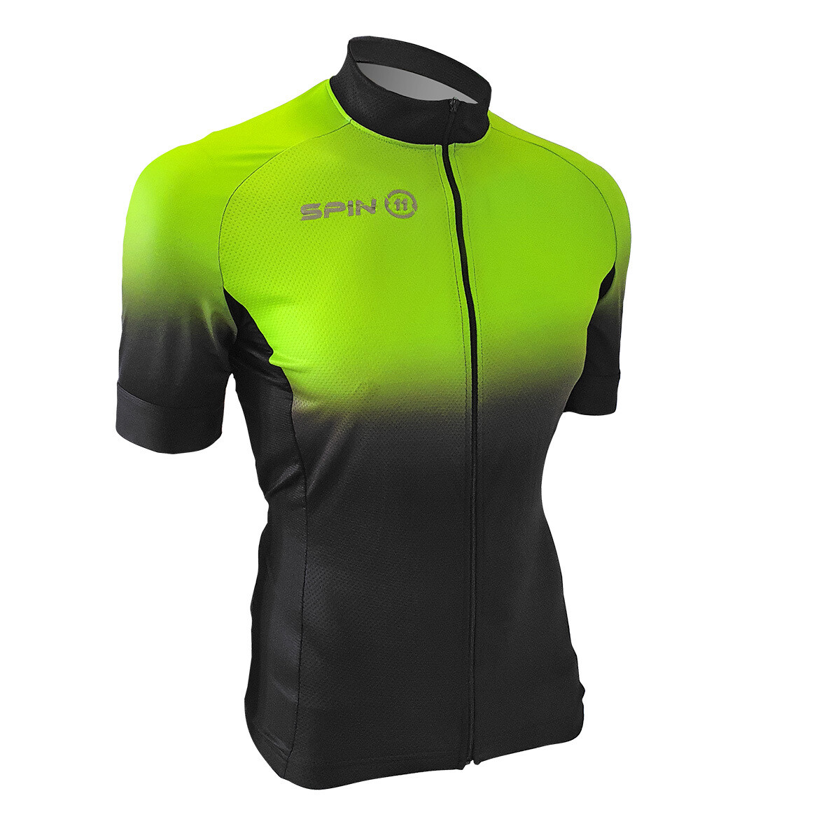 Short sleeve Bioceramic jersey lime/black