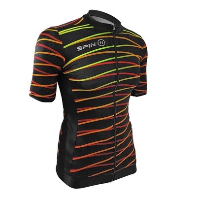 Short sleeve Aero jersey rainbow/black