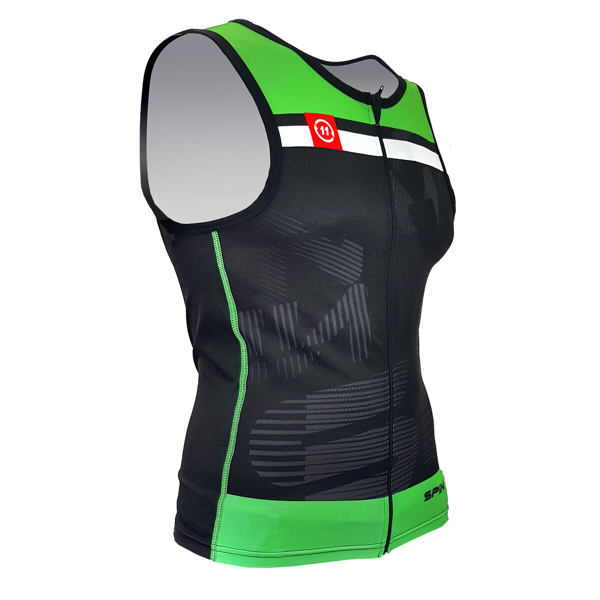 Tri Top front zipper MEN