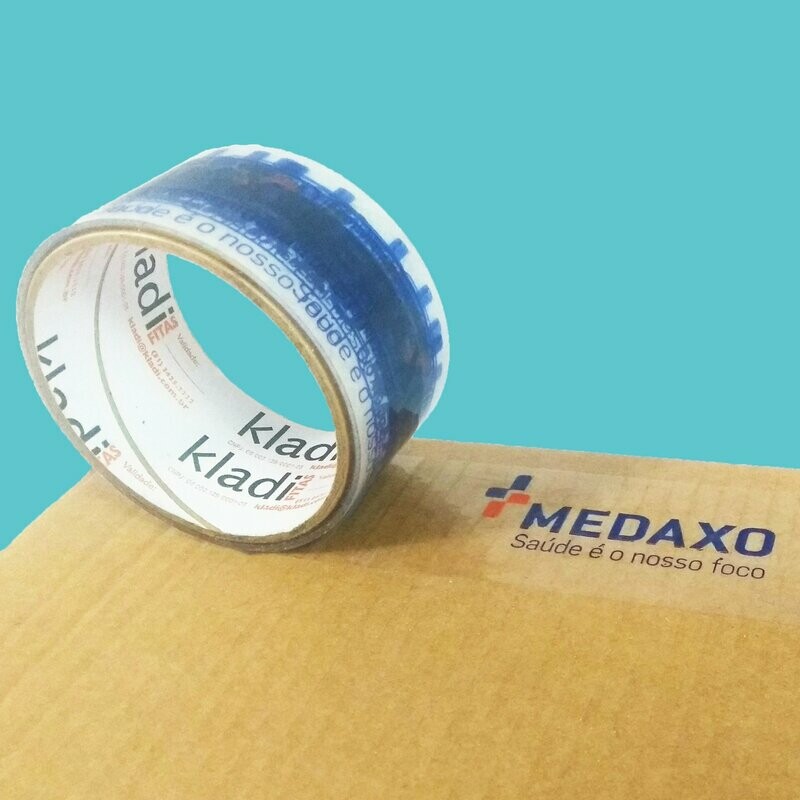 FITA ADESIVA 72 MM X 100 PERSONALIZADA 48 UNIDADES