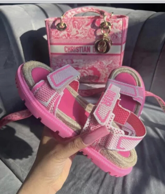 Dior bag+slipper
