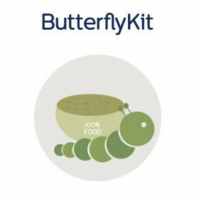 Neue Raupen sowie Futter für das ButterflyKit