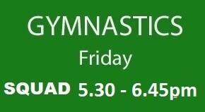 Friday 5.30 - 6.45pm SQUAD 2 Summer Term 2025
