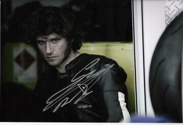 Guy Martin - Pensive - TT 2010 - 12 x 8 Autographed Picture