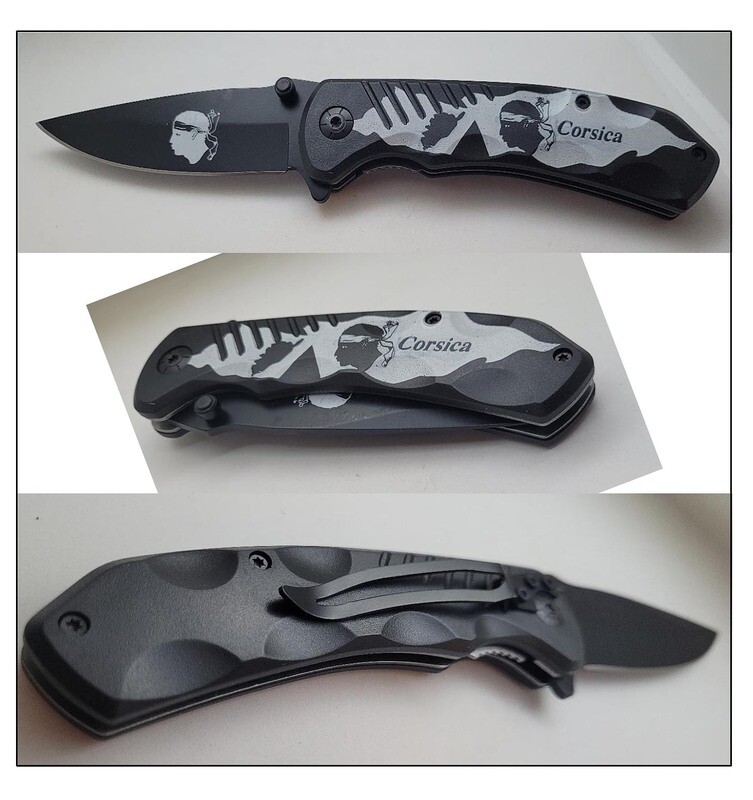 COUTEAU CORSE , STYLE COUTEAU DE POMPIER