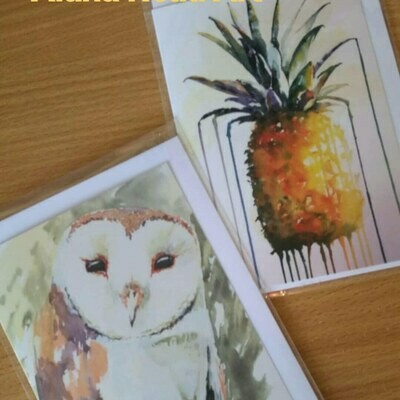 Greeting Cards featuring Original Watercolour Designs