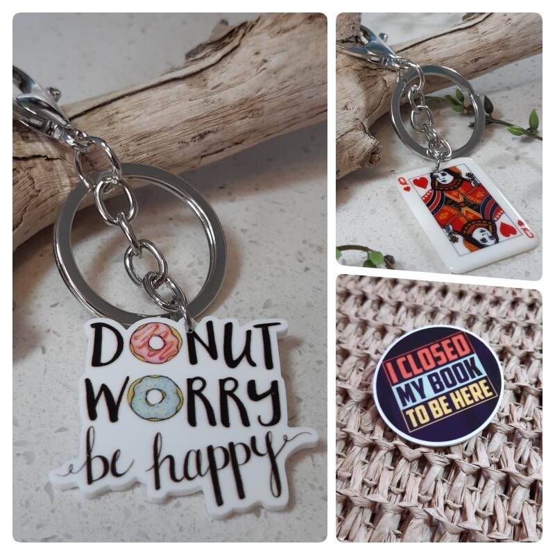 Keyrings &amp; Badges