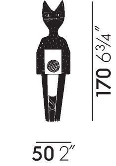 Vitra Alexander Girard Wooden Doll Cat
