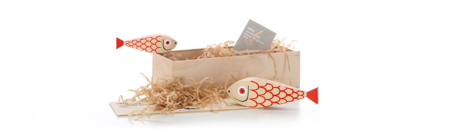 Vitra Alexander Girard Wooden Doll Mother Fish and Child