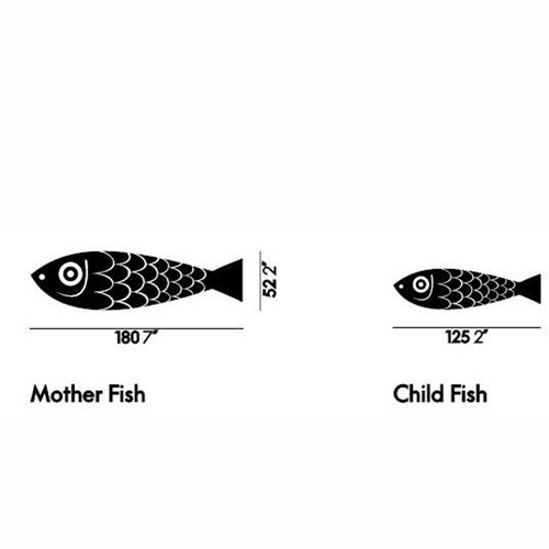 Vitra Alexander Girard Wooden Doll Mother Fish and Child