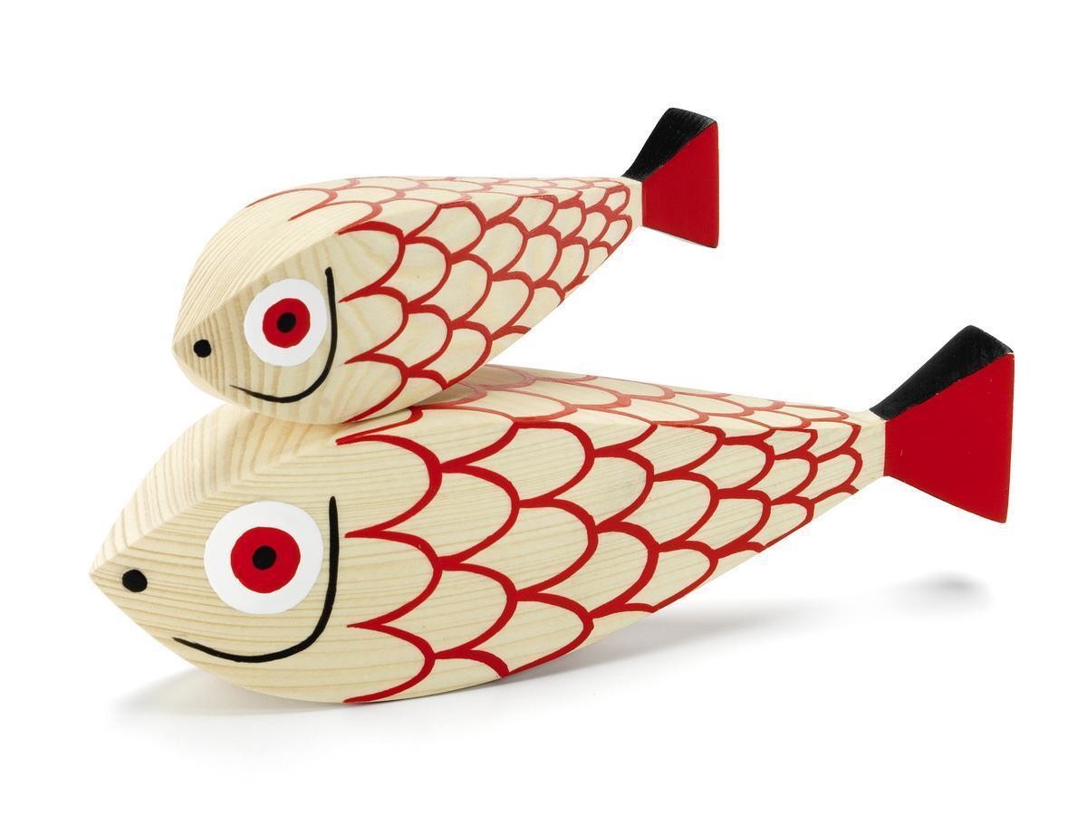 Vitra Alexander Girard Wooden Doll Mother Fish and Child