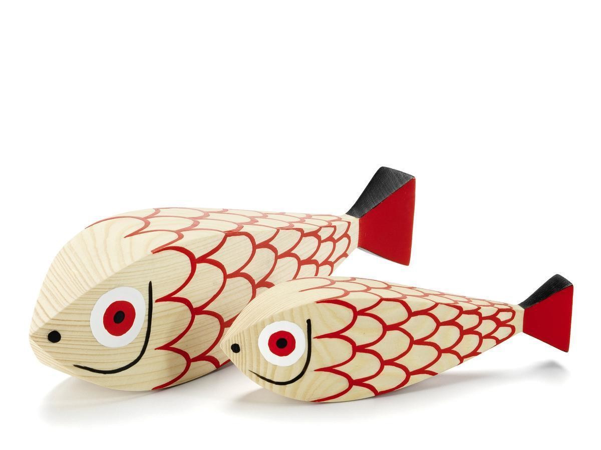 Vitra Alexander Girard Wooden Doll Mother Fish and Child