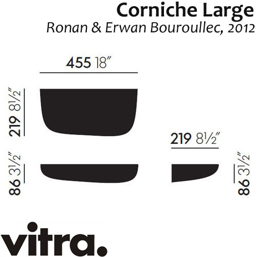 Vitra Corniche Large Shelf