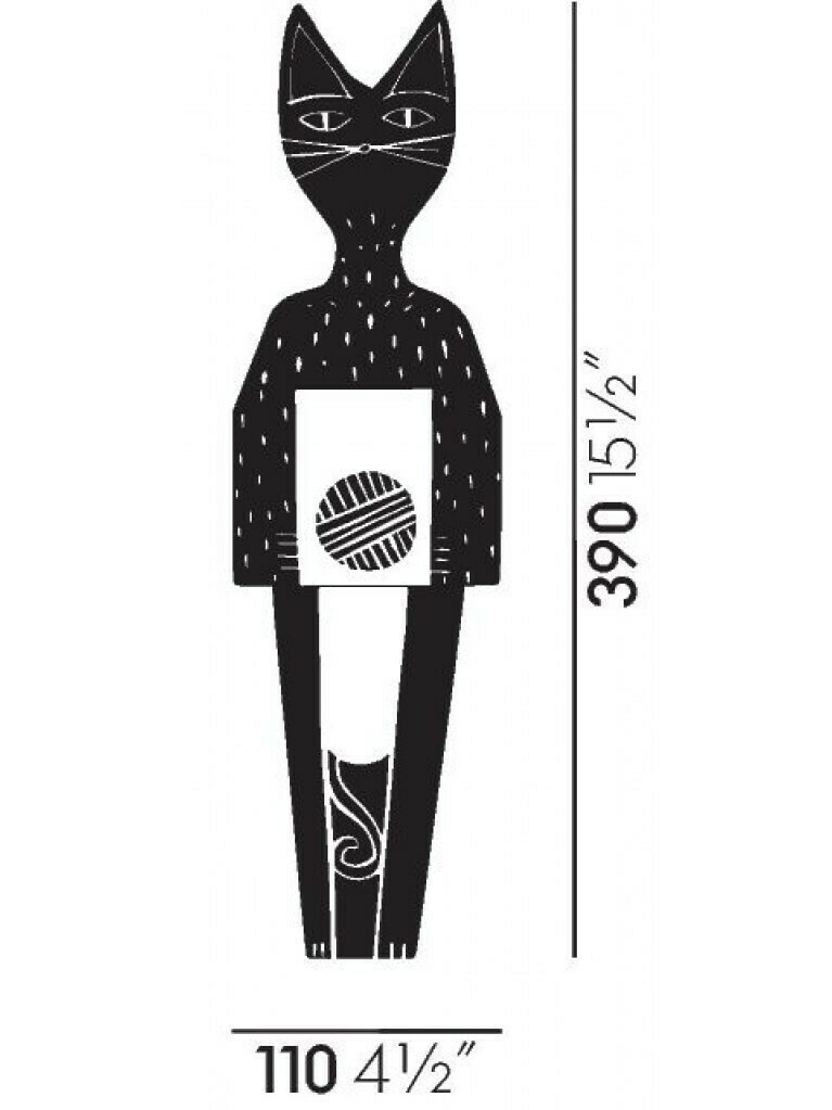 Vitra Alexander Girard Wooden Doll Large Cat