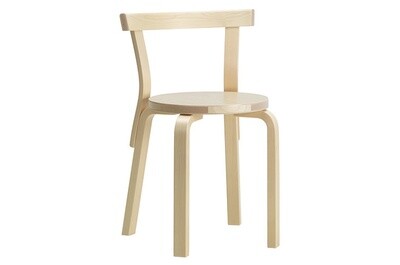 Artek Chair 68, Finish: Natural Birch Veneer