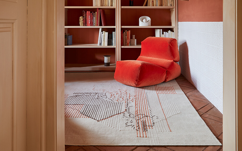 GAN Backstitch Rug