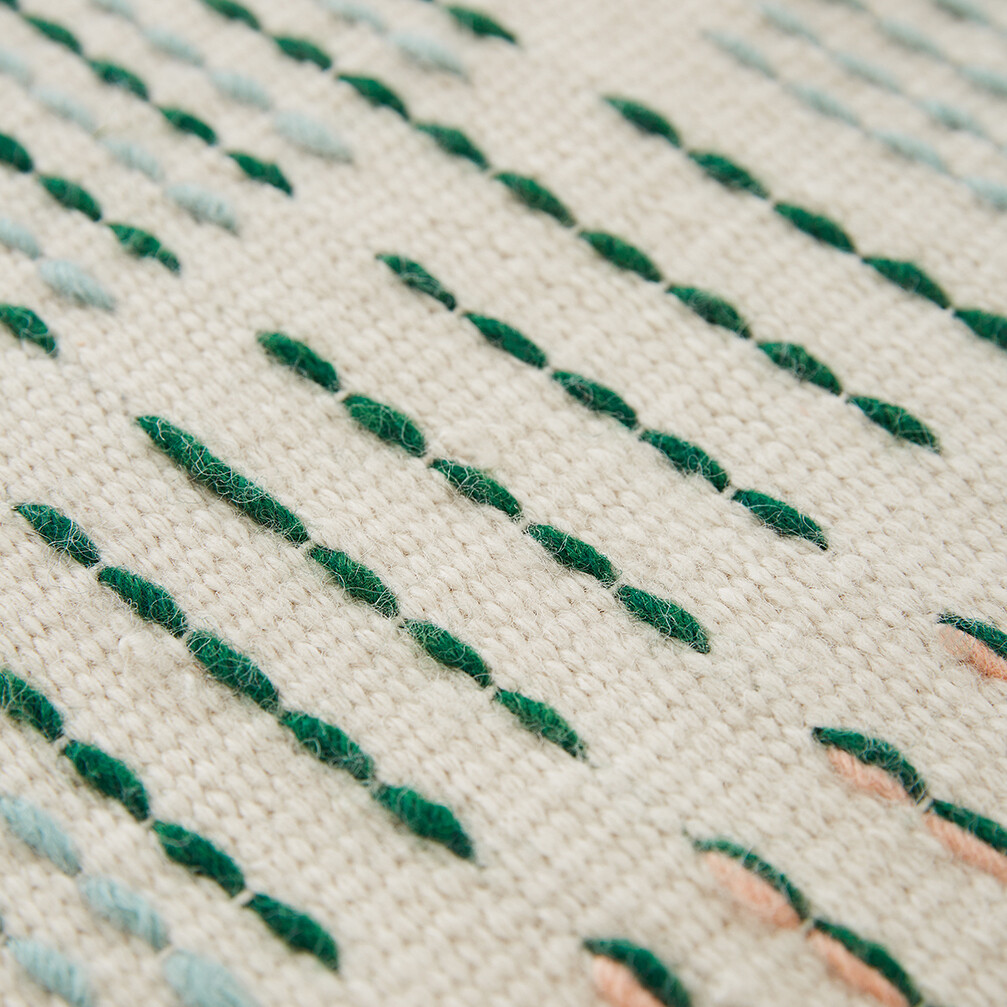 GAN Backstitch Rug