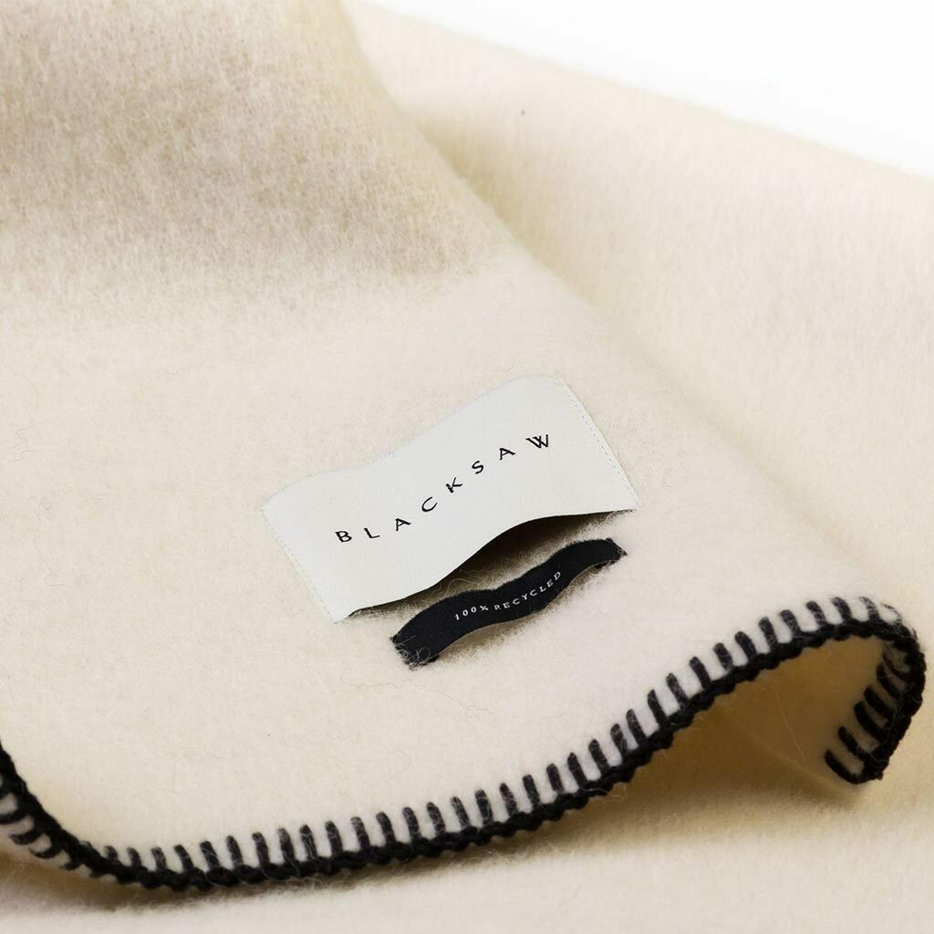 Blacksaw The Siempre Recycled Blanket - Speakeasy Ivory