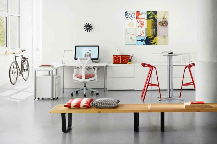 Herman Miller Tu® W-Pull Mobile Pedestal