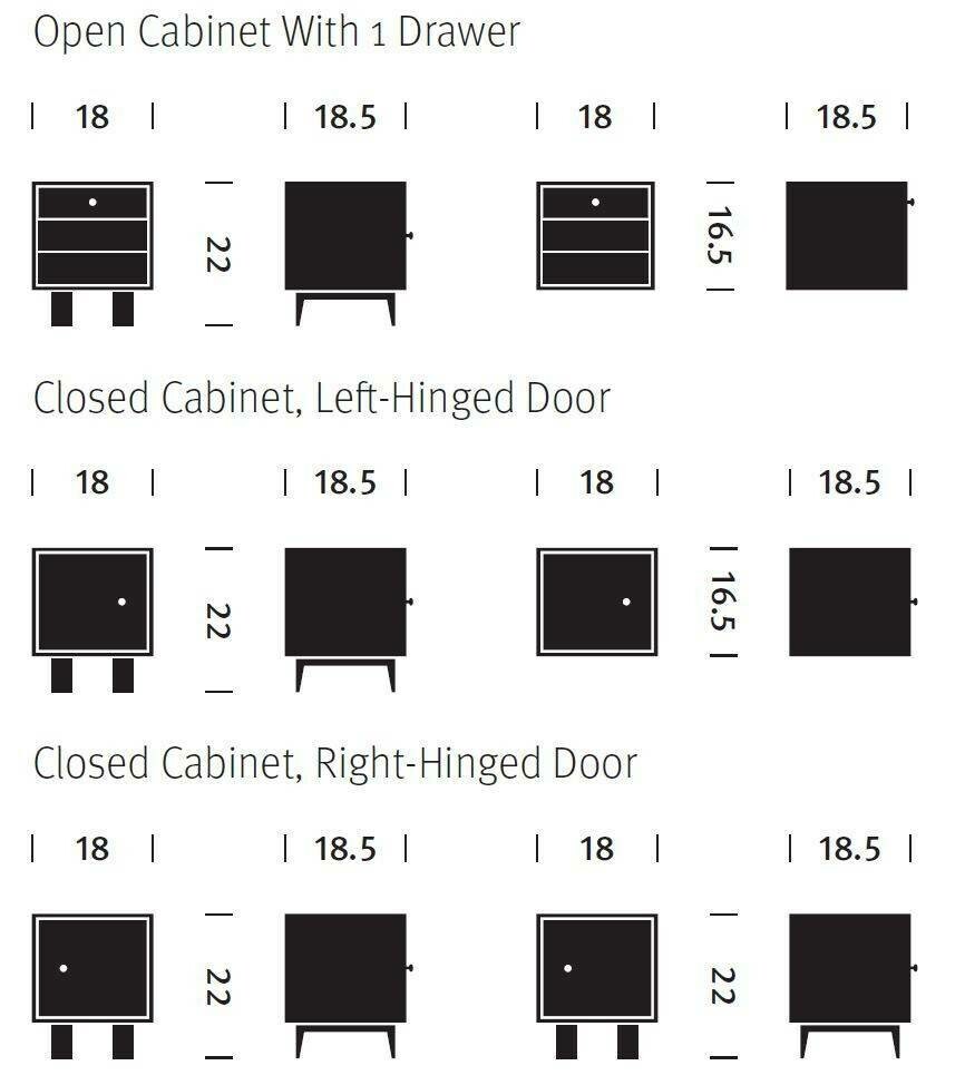 Herman Miller Nelson™ Basic Cabinet Series 16.5 x 18