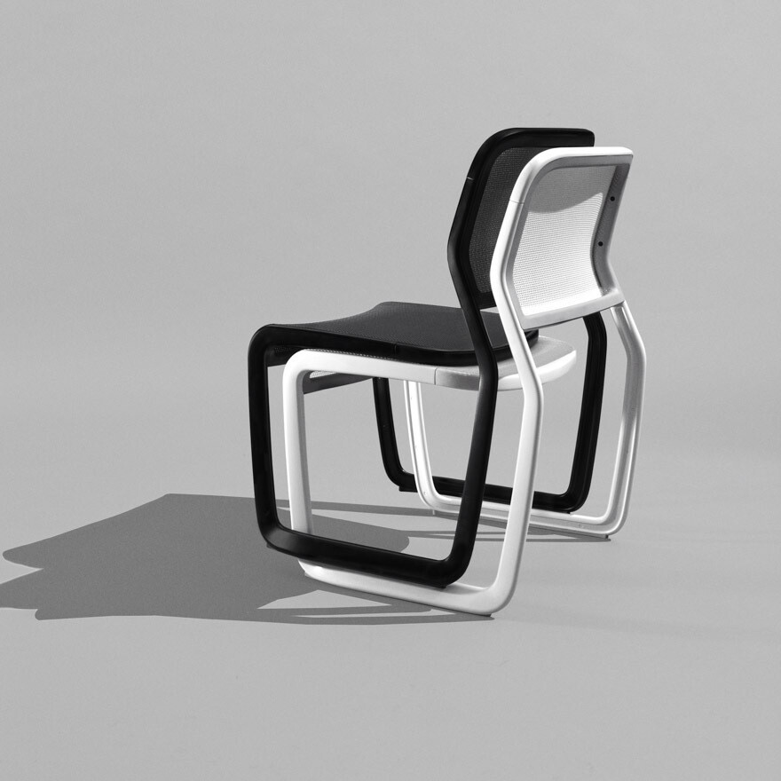 Knoll Newson Aluminum Chair