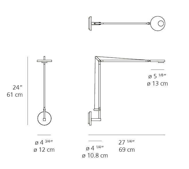 Artemide Demetra Professional LED Wall Lamp
