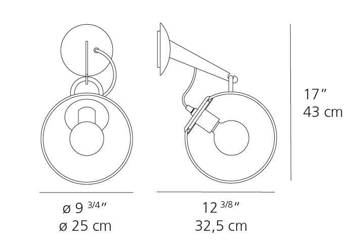 Artemide Miconos Wall Lamp