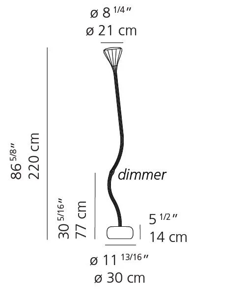 Artemide Pipe Floor Lamp