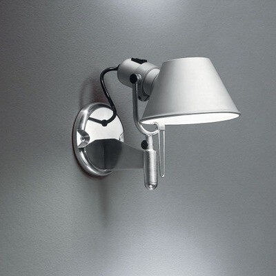 Artemide Tolomeo Spot Wall Lamp, Switch: With Switch, Light Source: E26