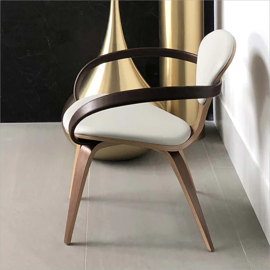 Cherner Lounge Armchair – with seat and back pads