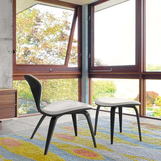 Cherner Lounge Side Chair – with seat and back pads