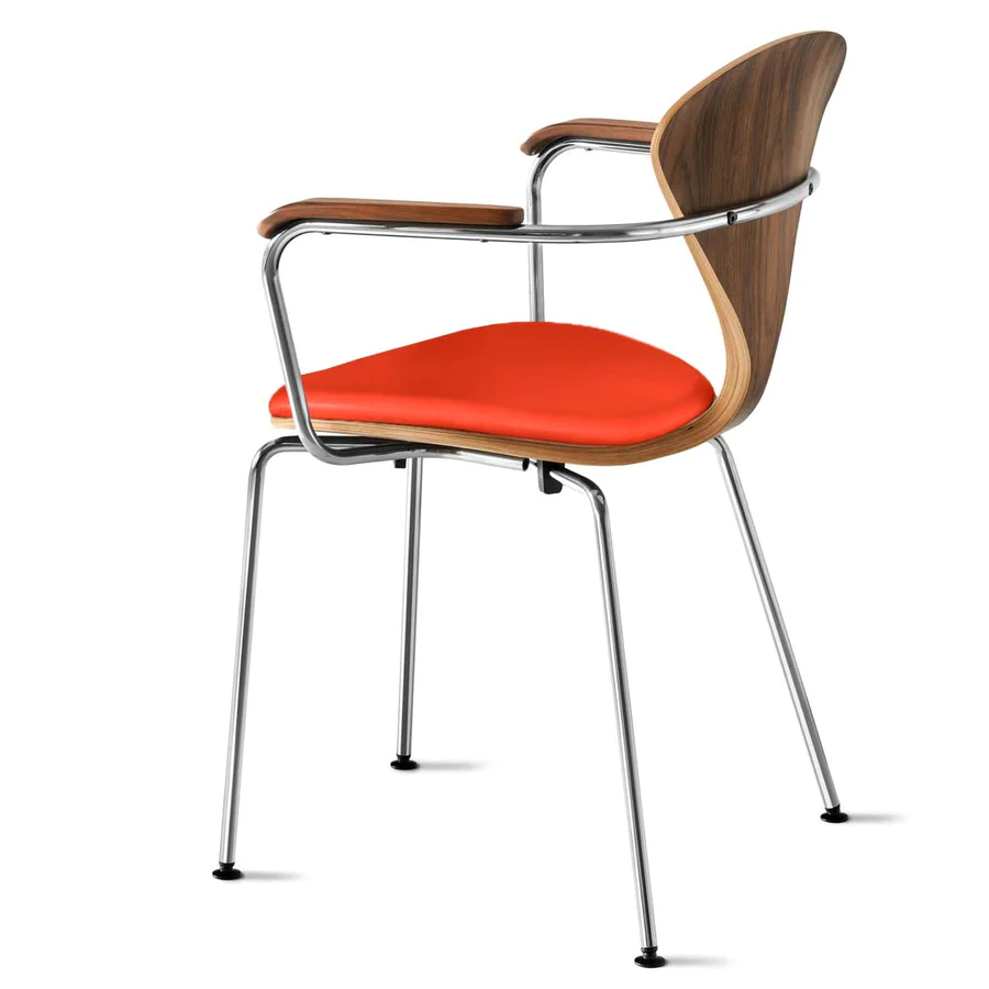 Cherner Metal Base Armchair – with seat pad only