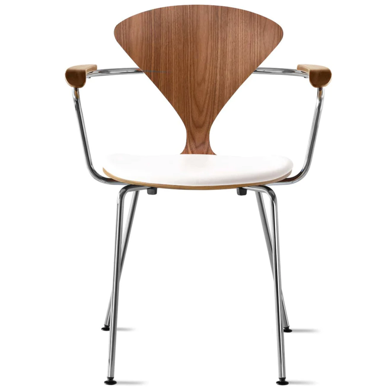 Cherner Metal Base Armchair – with seat pad only