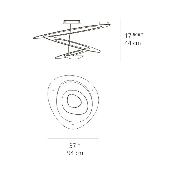 Artemide Pirce Ceiling Lamp
