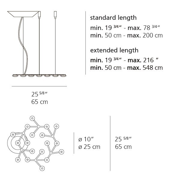 Artemide LED Net Circle Suspension Lamp
