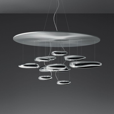 Artemide Mercury Suspension Lamp Artemide Mercury Suspension Lamp, Size: Classic, Color Temperature: 2700 k