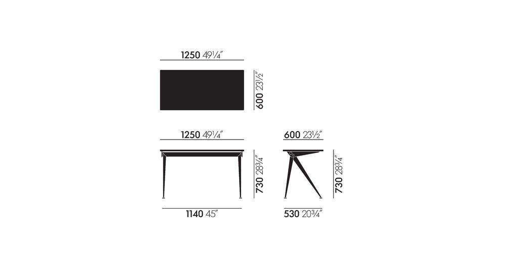 Vitra Compas Direction Desk