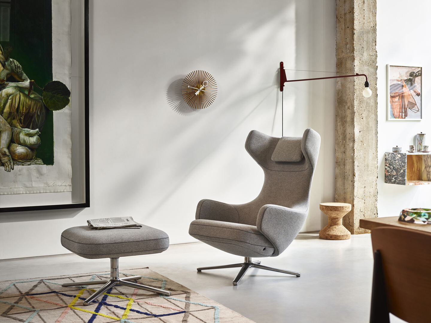Vitra Grand Repos &amp; Ottoman