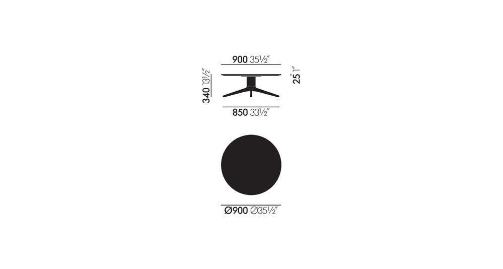 Vitra Abalon Coffee Table