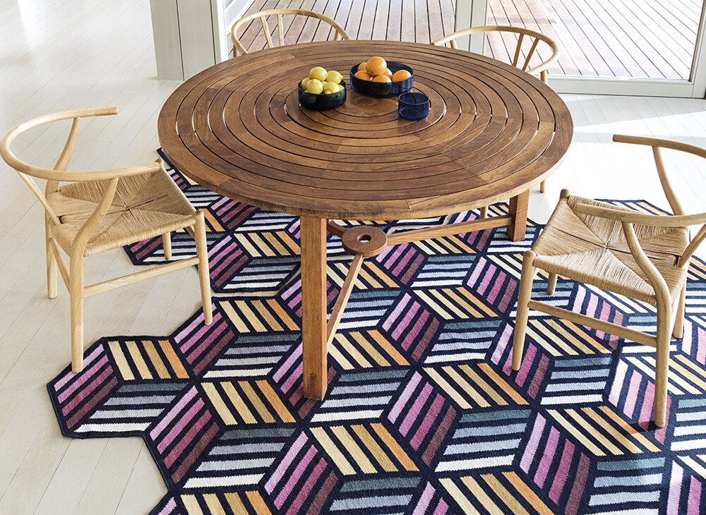 GAN Parquet Hexagon Rug