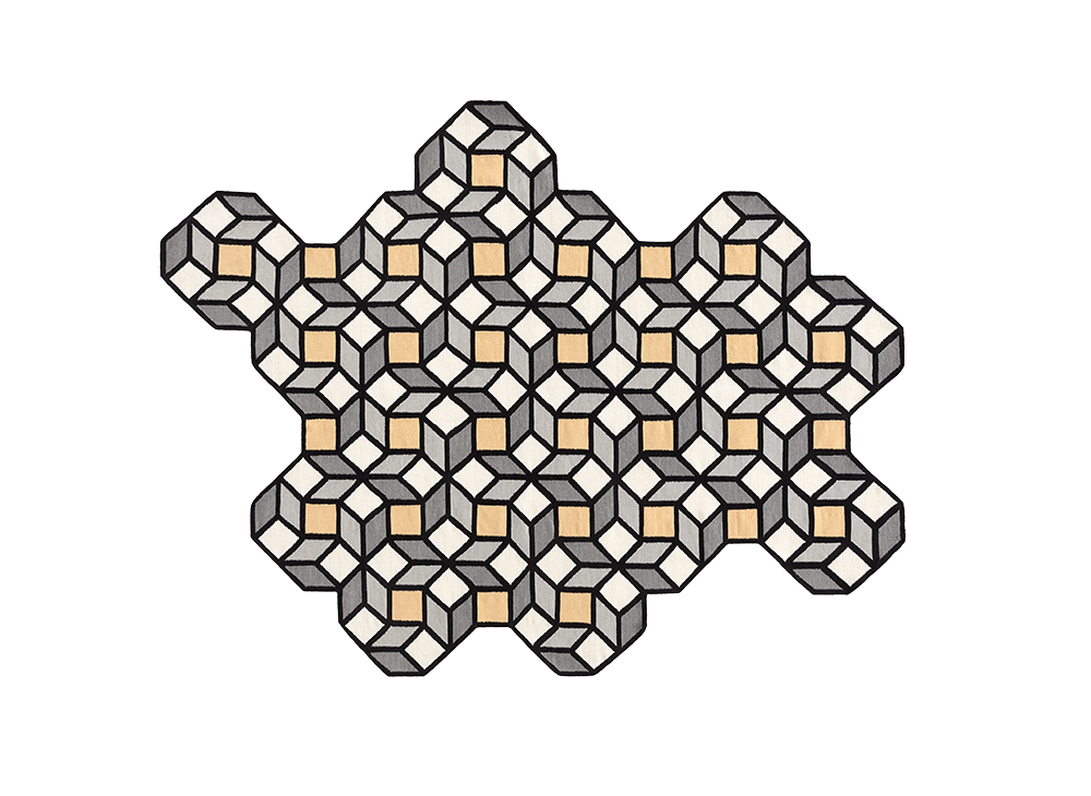 GAN Parquet Rhomb Rug