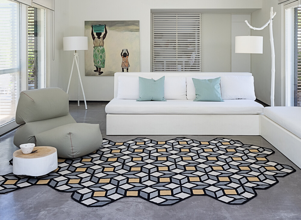 GAN Parquet Rhomb Rug